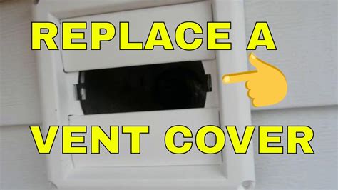 Replacing Outside Vent Cover Slats Or Hood On Dryer Duct Or Bathroom Vent On Roof Diy Exterior