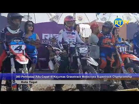 300 Pembalap Adu Cepat Di Kejurnas Grasstrack Motocross Supertrack