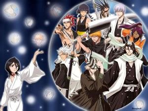 Athah Anime Bleach Rukia Kuchiki Soifon Kenpachi Zaraki Gin Ichimaru