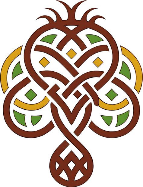 Colorful Yggdrasil Clipart, Ancient Norse World Tree in Vivid Hues. AI