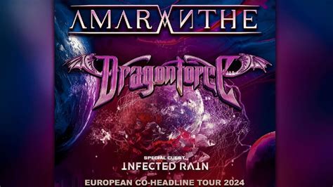 Amaranthe Dragonforce Infected Rain Berlin European Co