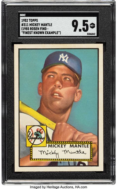 Mint Condition Mickey Mantle Card Sells For Record Shattering Million