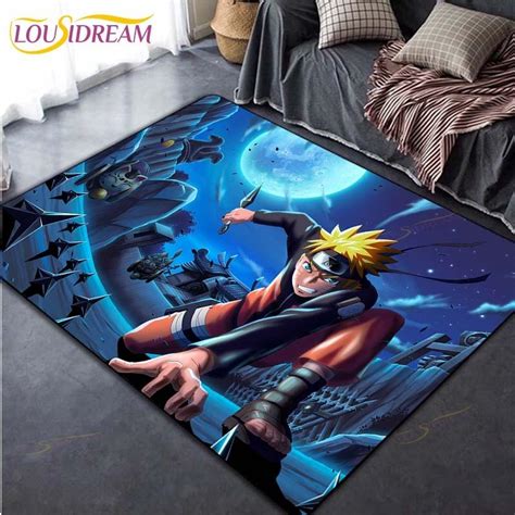 Kaufe Anime Matte Teppich Naruto Teppiche für Wohnzimmer weiche