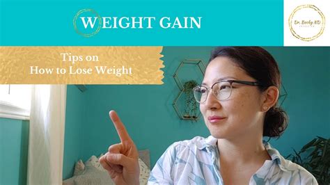 Weight Gain Tips On How To Lose Weight Youtube