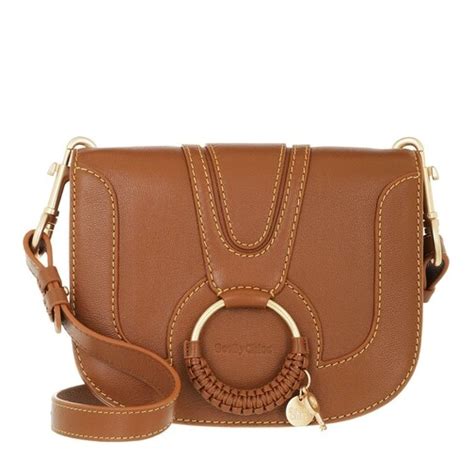 See By Chlo Hana Shoulder Bag Leather Caramel Crossbody Bag