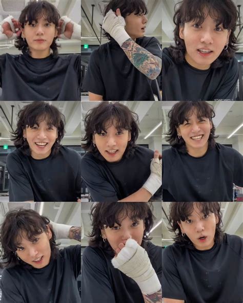 Jungkook BTS Live Latihan Tinju Penampakan Rambut Serigala Trending