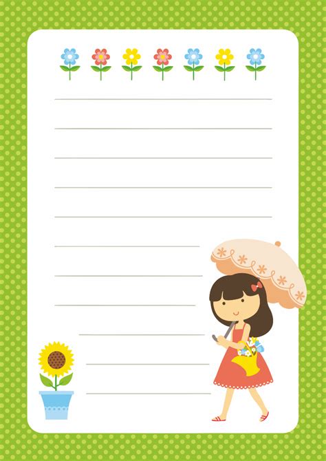 Letter Writing Template Printable