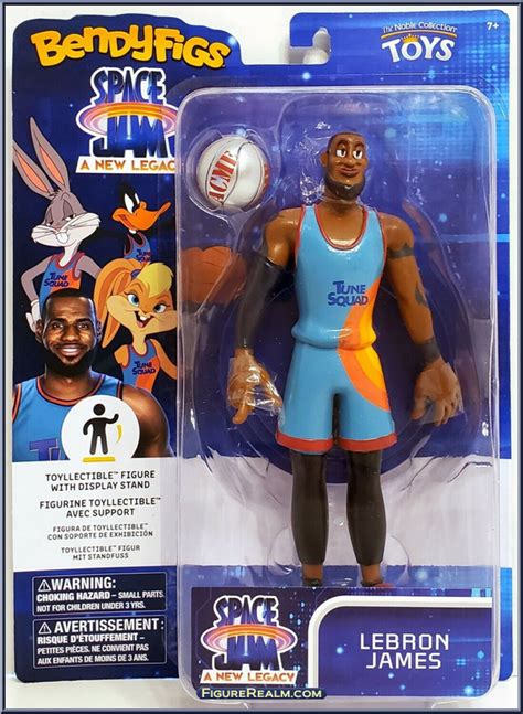 Lebron James Space Jam A New Legacy Bendyfigs Noble Toys Action