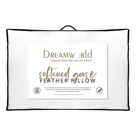 Softened Goose Feather Pillow