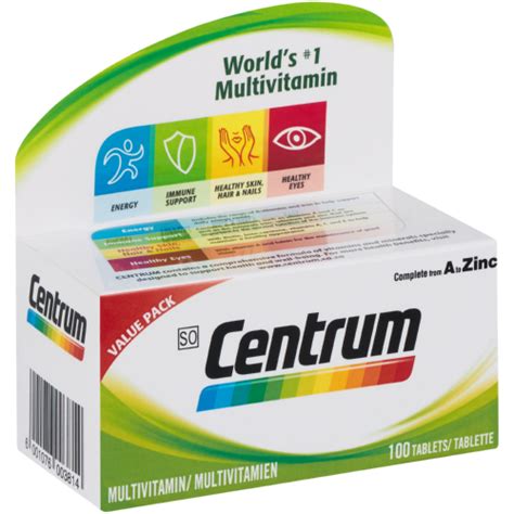 Centrum Multivitamin 100 Tablets Clicks