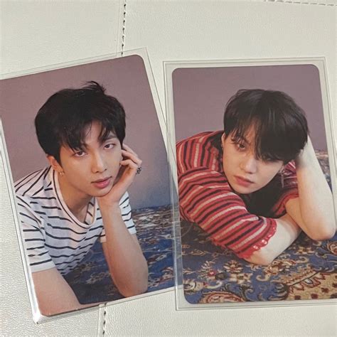 Bts Love Yourself Ly Tear O Namjoon Rm Suga Yoongi Photocards Pc On