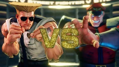 Street Fighter V Guile Vs M Bison Level Youtube