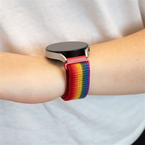 Polar Ignite Nylon Loop Band Regenboog Smartwatchbanden Nl