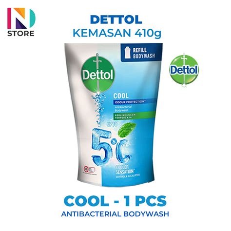 Dettol Body Wash Cool Original Kemasan 410g Sabun Mandi Cair Lazada