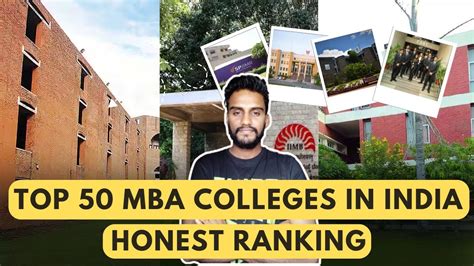 Top 50 MBA Colleges In India I Honest Ranking I Placements I Fees I