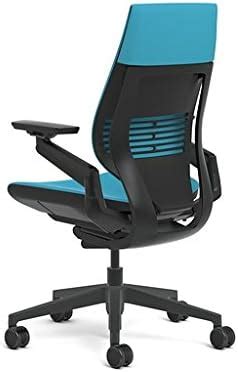 Steelcase Gesture Office Chair Cogent Connect Blue Jay Fabric High