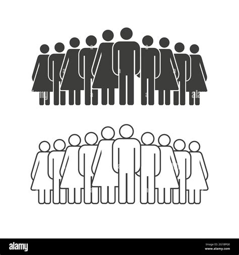 Meeting stick figure pictogram hi-res stock photography and images - Alamy