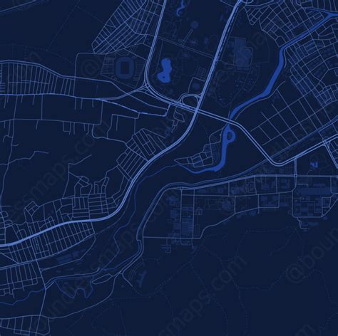 Eskişehir - Dark Blue Vector Map | Boundless Maps