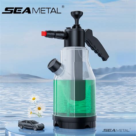 Seametal L Pneumatic Foam Sprayer Side Opening Upgraded Hand Pump Snow