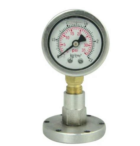 Flanged Type Sealed Diaphragm Pressure Gauges At Rs Industrial