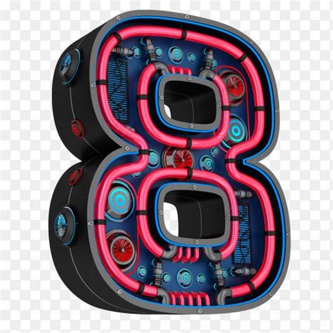 number   simple color geometry shape  transparent background