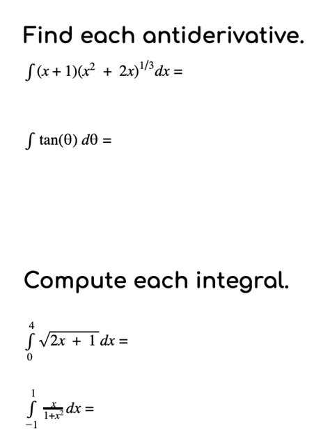 Solved Find Each Antiderivative S X X X Dx Chegg