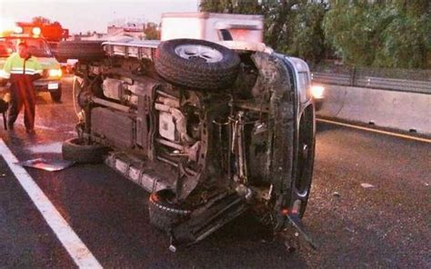 Fuerte Accidente En El Circuito Exterior Mexiquense Hay Dos Heridos