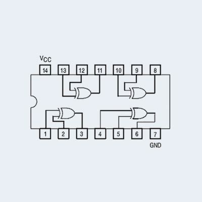 Etqan sa السعودية اتقان XOR Gate 74LS86 IC 7486 اشتري