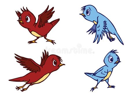 Sparrow Flying Animation Sprite Stock Illustration Illustration Of