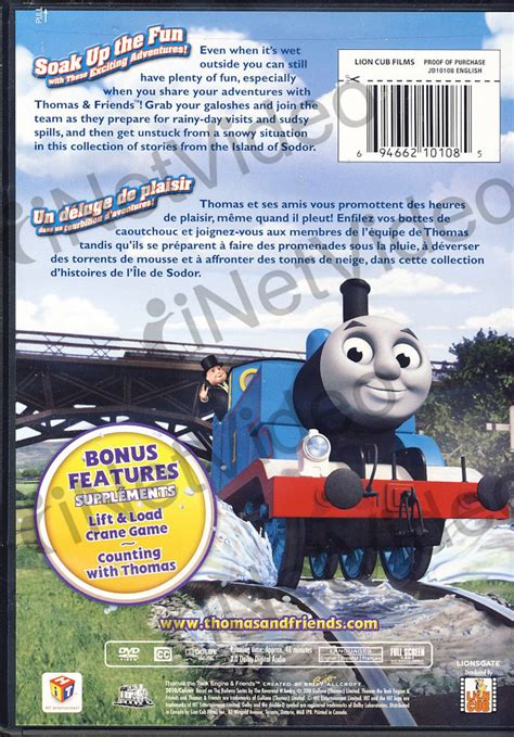 Thomas And Friends - Splish, Splash, Splosh! (Bilingual) on DVD Movie