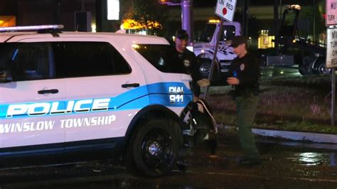 Two Winslow Township Police Officers Injured In Crash In Gloucester