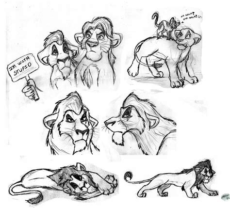 More Lion King Sketches by SocksTheMutt on DeviantArt