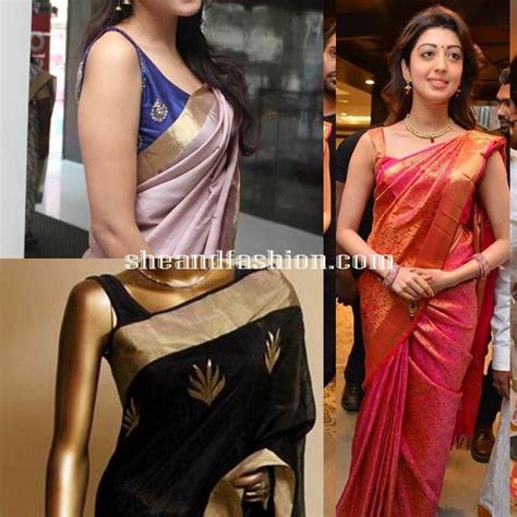 Sleeveless Blouse Designs For Saree Spacotin