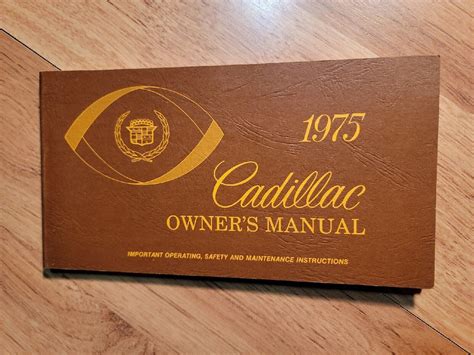 Original Cadillac Owner S Manual Ebay