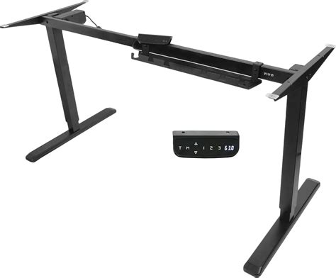 VIVO Black Electric Stand Up Desk Frame Workstation Single Motor