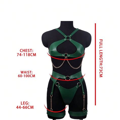 Cuerpo Completo Con Cadena Sm Ropa Interior Er Tica Cintura De Cuero