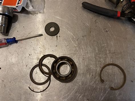 Every bearing on the skid looks like this. I didn’t remove the seal