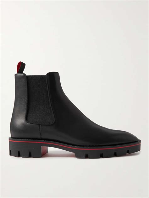 Christian Louboutin Alpinosol Leather Chelsea Boots For Men Mr Porter