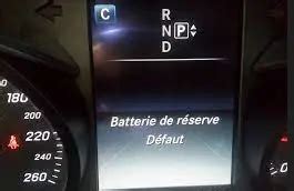 Batterie De R Serve D Faut Mercedes Solution Mercedesassistance