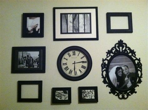 I finally have my own AWESOME gallery wall frame collage in black ...