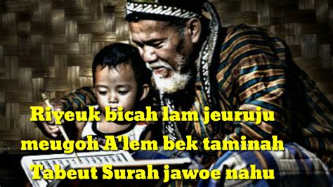 SIMAK SYAIR ALIF BA TA ACEH ZAMAN DULU YouTube