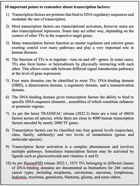 What are Transcription factors - geneXplain