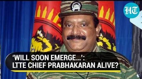 Tamil Leader’s shocking claim about LTTE Chief Prabhakaran | ‘Alive ...