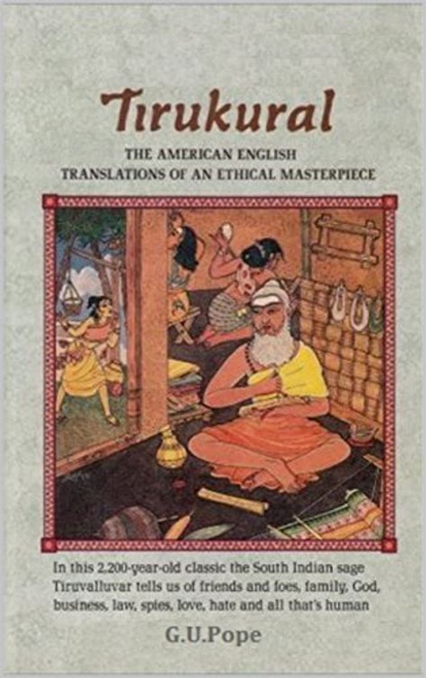 Tirukkural English Translation And Commentary Ebook By G U Pope Epub