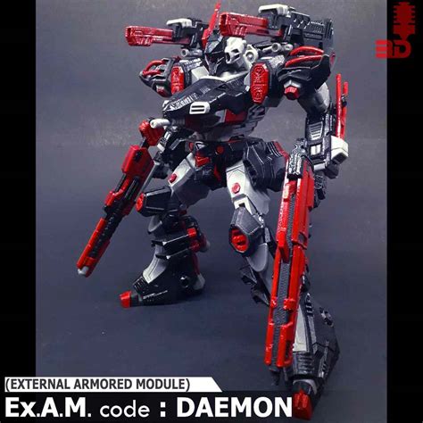 STL File ARMORED CORE LAST RAVEN DAEMON MECHA 3DPRINT ARTICULATED