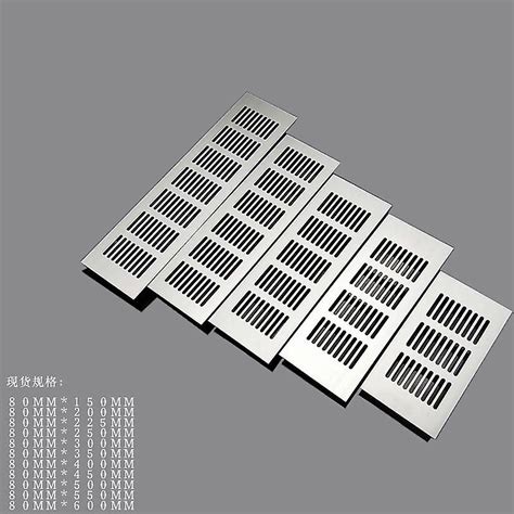 Aluminum Alloy 80mm Vents Perforated Sheet Air Vent Perforated Sheet Web Plate Ventilation