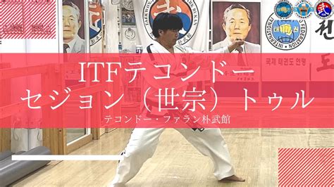 Itf Se Jong Tul Taekwon Do Pattern Youtube