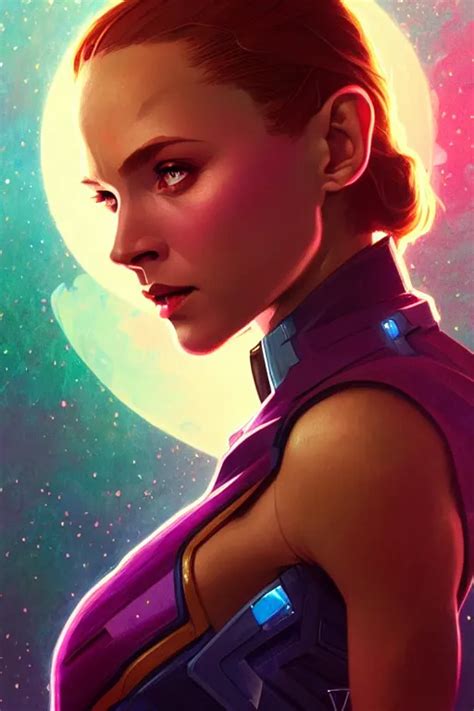 A Portrait Of Nebula From Guardians Of The Galaxy Stable Diffusion