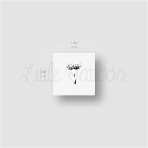 Dandelion Seed Temporary Tattoo - Set of 3 – Little Tattoos