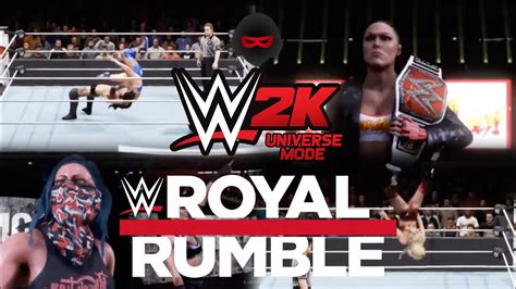 Wwe K Universe Mode Royal Rumble Highlights Season Wwe K Youtube